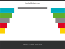 Tablet Screenshot of hotel-club3ilets.com